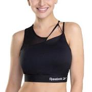 Reebok BH Alura Cut Out Crop Top Svart polyester Small Dam