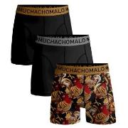 Muchachomalo Kalsonger 3P Cotton Stretch Boxers Rooster Svart mönstrad...