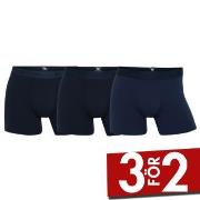 Dovre Kalsonger 3P Organic Cotton Boxers Mörkblå ekologisk bomull Smal...