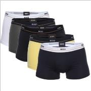 BOSS Kalsonger 5P Jersey Quality Cotton Mix Solid Cotton Trunks Flerfä...