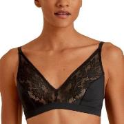 Calida BH Natural Skin Lace Bra Svart Small Dam