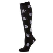 Trofe Printed Support Socks Strumpor Svart Mönster Strl 39/42 Dam