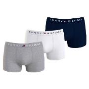 Tommy Hilfiger Kalsonger 3P Original Trunks Vit/Grå bomull Small Herr