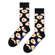 Happy socks Strumpor Sunny Side Up Sock Svart bomull Strl 36/40