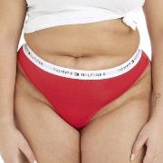 Tommy Hilfiger Trosor Curve LOGO Waistband Thong Röd XX-Large Dam