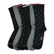 Topeco Strumpor 6P Men Bamboo Printed Socks Flerfärgad Strl 41/45 Herr