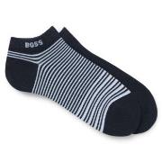 BOSS Strumpor 2P Bamboo Ankle Socks Mörkblå Strl 39/42 Herr