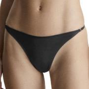 Calvin Klein Trosor Minimalist Thong Svart Small Dam