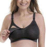 Anita BH Maternity Essential Lace Nursing Bralette Mörkgrå Small Dam