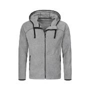 Stedman Power Fleece Jacket For Men Grå polyester Small Herr