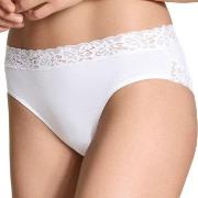 Calida Trosor Natural Comfort Lace Brief Vit bomull Small Dam