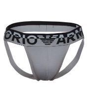 Armani Cotton Jockstrap Kalsonger 2P Grå bomull Small Herr