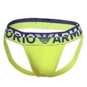 Armani Cotton Jockstrap Kalsonger 2P Limegrön bomull Small Herr