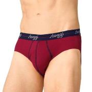 Sloggi Kalsonger 2P For Men Start Midi Röd/svart bomull Small Herr