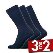 Dovre Strumpor 3P Bamboo Sock Marin Strl 45/48 Herr