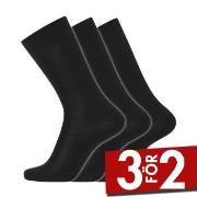 Dovre Strumpor 3P Organic Wool Sock Svart Strl 45/48 Herr