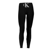 Calvin Klein Monogram High Waist Legging Svart polyamid Small Dam