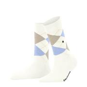 Burlington Strumpor Covent Garden Mercerised Cotton Sock Benvit Strl 3...