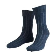 Amanda Christensen Strumpor Grade Wide Rib Ankle Socks Mörkblå Strl 39...