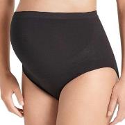 Anita Seamless Maternity Briefs Svart polyamid Small Dam