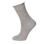 Trofe Cotton Solid Sock Strumpor Grå Strl 37/41 Dam