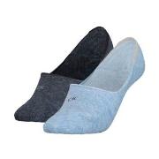 Calvin Klein Strumpor 2P Women Low Cut Footie Socks Blå/Grå Strl 35/38...