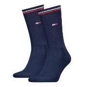 Tommy Uni TJ Iconic Crew Socks Strumpor 2P Marin Strl 39/42