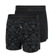 adidas Kalsonger 2P Active Woven Boxer Svart/Grå bomull Small Herr