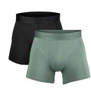 Salming Kalsonger 2P Boxer Briefs Svart/Grön Medium Herr