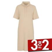 Damella Knitted Lounge Dress Sand Small Dam