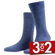 Amanda Christensen Strumpor True Combed Cotton Sock Denimblå Strl 35/3...