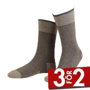Amanda Christensen Strumpor True Stripe Ankle Sock Ljusbrun Strl 39/42