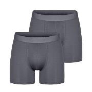 Bread and Boxers Active Boxer Brief Kalsonger 2P Grå polyester Small H...