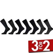 Dovre Strumpor 7P Bamboo Viscose Socks Svart Strl 40/45 Herr