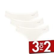 Sloggi Trosor 3P GO Crush Mini Briefs Elfenben bomull Small Dam