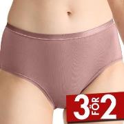 Sloggi Trosor 3P GO Daily Cotton Midi Briefs Mörkrosa bomull Small Dam