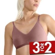Sloggi BH GO Daily Cotton Soft Bra Mörkrosa Small Dam