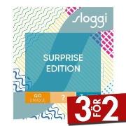 Sloggi Trosor 3P GO Unique Tanga Flerfärgad bomull Small Dam