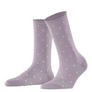 Falke Strumpor Spike Dot Women Socks Lila bomull Strl 39/42 Dam