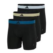 adidas Kalsonger 3P Active Micro Flex Boxer Brief Svart/Gul polyester ...