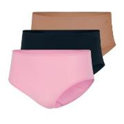 adidas Trosor 3P Sport Active Light Flex Hipsters Svart/Rosa Small Dam