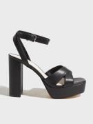 Only Shoes - High heels - Black - Onlautum-3 Pu Heeled Sandal - Klacks...