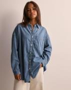 Polo Ralph Lauren - Blå - Smck St-Long Sleeve-Button Front Shirt