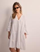 Only - Vit - Onlthyra Peplon Dress Noos Wvn