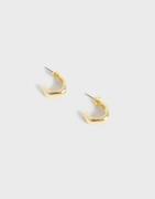 Pieces - Guld - Fpbella Small Hoop Plated Noos