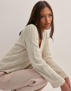 Pieces - Beige - Pcnuka Ls Knit Cardigan Noos Bc