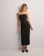 JDY - Svart - Jdypenni S/L Tube Midi Dress Jrs