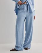 Vero Moda - Blå - Vmmelaney Hw Loose Pant Wvn Ga Noos