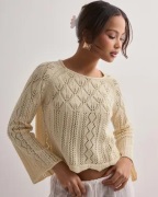 Vero Moda - Vit - Vmginger 3/4 Boatneck Pullover Ga N