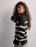 Vero Moda - Rutigt/Randigt - Vmsaba Stripe Ls Highneck Blouse Ga